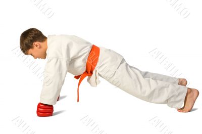 Aikido boy.Martial Arts