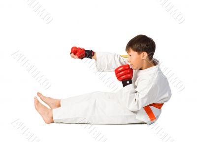 Aikido boy.Martial Arts