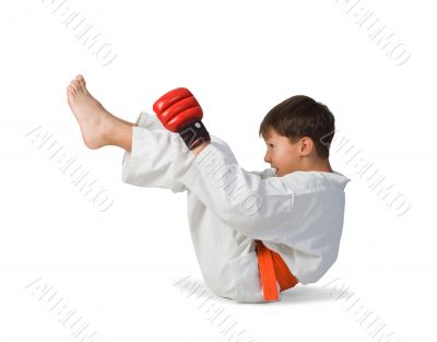 Aikido boy.Martial Arts