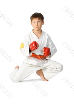 Aikido boy.Martial Arts