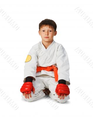 Aikido boy.Martial Arts