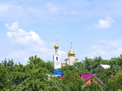 Orthodox Church in the town quarter Orthodox Church in the town quarter