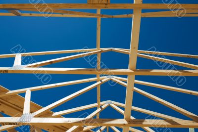 New home construction framing