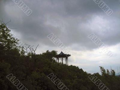 Chinese arbor. Mashuk. Pyatigorsk. North Caucas