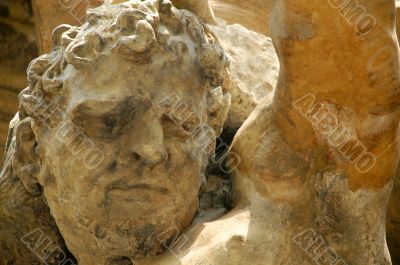 Detail of Outdoor Statue in Prague