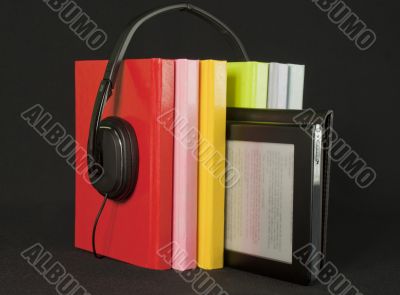 Audio books concept