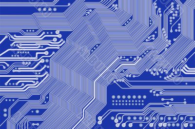 printed circuit - vector