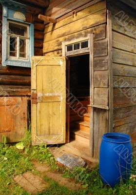 Russian Village House Entrance