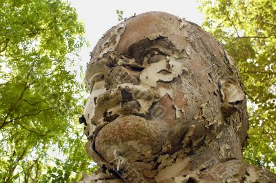 Shabby Lenin`s Bust in Germany