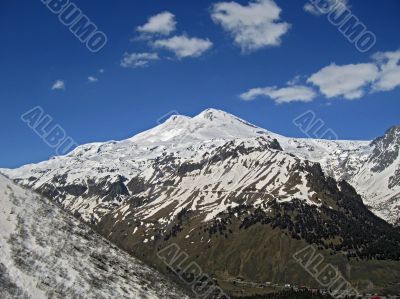 Elbrus. Mountain landscape. North Caucas.