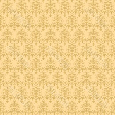 beige vegetable seamless pattern