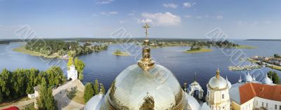 The view from the belfry of the desert Nilova