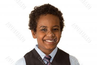 Smiling Ethiopian boy