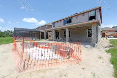 House and Pool Construction