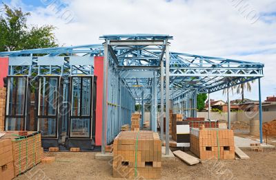 New home construction framing