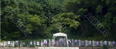 Monastery yard. Beshtau. Pyatigorsk