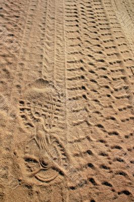 Sand Footprints