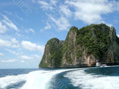 Green island in Thailand