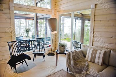 Scandinavian house interior