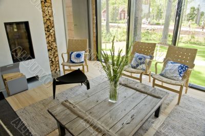 Scandinavian house interior