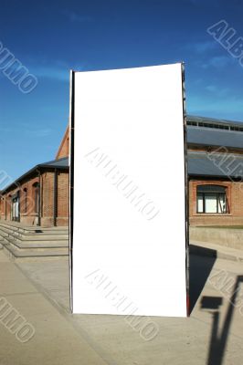 Outdoor street blank billboard Outdoor street blank billboard