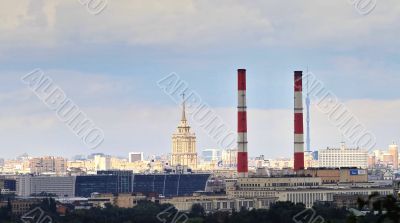 panorama of Moscow panorama of Moscow