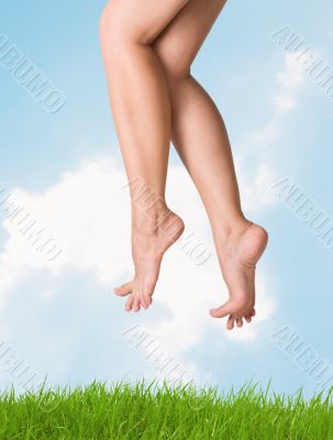 Sexy and smooth woman legs Sexy and smooth woman legs