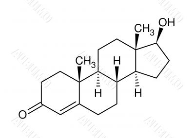 Structural formula of testosterone