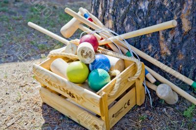 Children`s croquet
