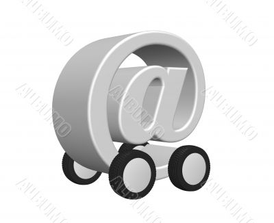 email on wheels