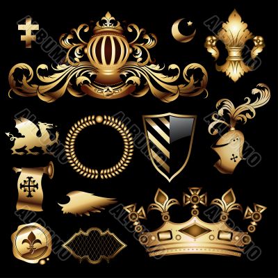  heraldic royal set