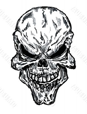 evil skull