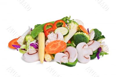 fresh stir fry  vegetables