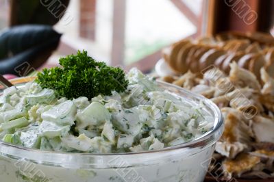 Cucumber salad Cucumber salad