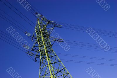 High voltage electric line