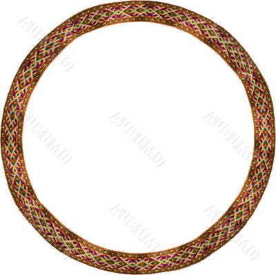 Folk circle frame Folk circle frame
