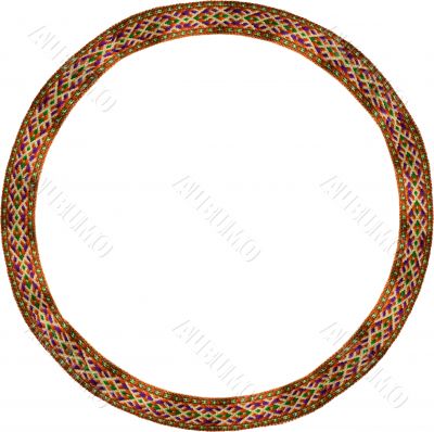 Folk circle frame