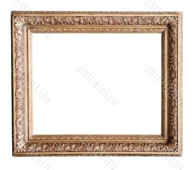 Gold painted picture frame