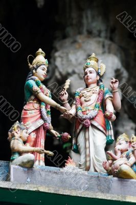 Hindu Temple in Batu Caves Hindu Temple in Batu Caves