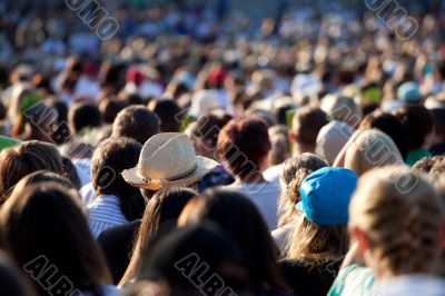 Large crowd of people Large crowd of people