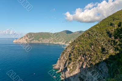 High cliff over the sea