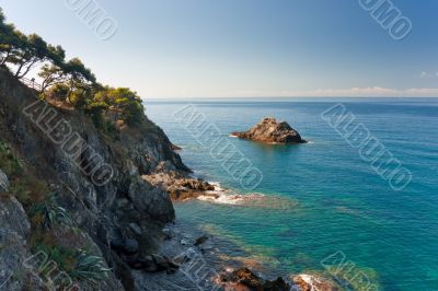 High cliff over the sea High cliff over the sea