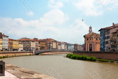 Bridge over the Arno river Bridge over the Arno river