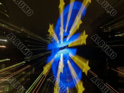 Frankfurt - Euro monument - Currency Drifting