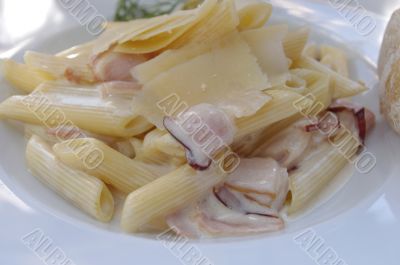 tasty pasta  close up