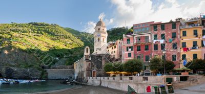 Town at the sea coast