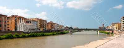 Panoramic view of Pisa