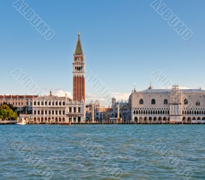 View at the San Marco square