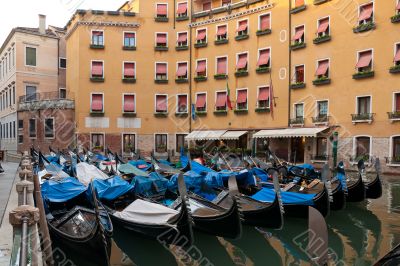 Gondolas parking