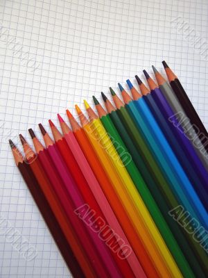 colored pencils